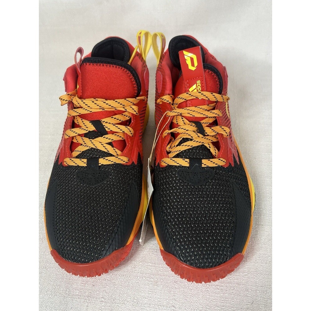 Adidas Dame 8 Mr. Incredibles Basketball Shoes Mens 6.5 Disney Pixar Red Yellow - Picture 8 of 15